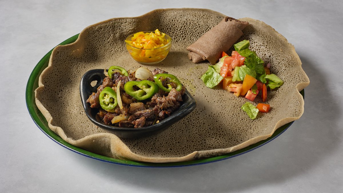 Tibs — Ethiopian dish at Ge'ez